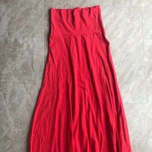 Lularoe true red maxi skirt